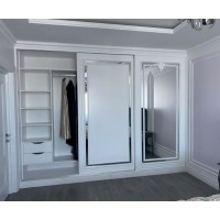 A wardrobe made of solid alder 250x3.08x54.5. Photo 1